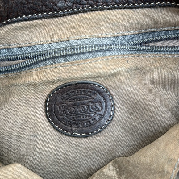 Roots tan leather boho leather bag - Picture 3 of 5